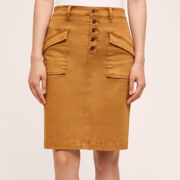 Anthropologie Dresses & Skirts - Anthropologie Pilcro & The Letterpress Chino Skirt